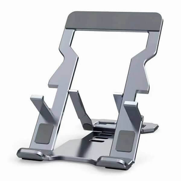 Universal Adjustable Aluminum Foldable Ultra Thin Portable Phone Holder for Desk Desktop Phone Stand Cell Phone Tablet Tab iPad Stand Holder (Grey) Universal Adjustable Aluminum Foldable Ultra Thin Portable Phone Holder for Desk Desktop Phone Stand Cell Phone Tablet Tab iPad Stand Holder (Grey)